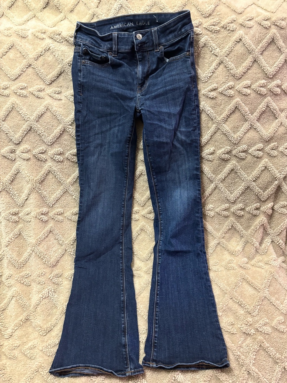 American Eagle Outfitters Dark Blue Flare Jeans